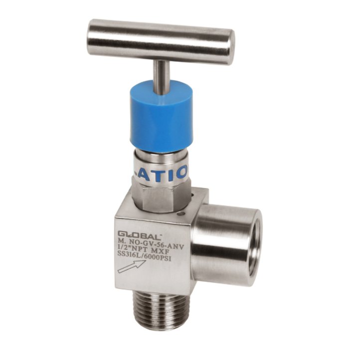 Angle Needle Valves Screwed, GV-56-ANV, Tube Fittings