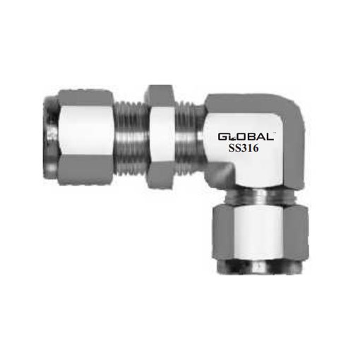 Bulkhead Elbow Tube Fittings Manufacturers and suppliers in Nagpur, Maharashtra, GV-21-BE