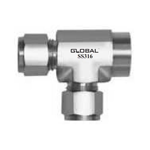 Female Run Tee Tube Fittings Manufacturers and suppliers in Puducherry, GV-24-FRT