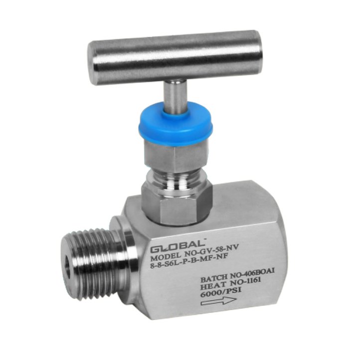 GV-58-NV, Needle Valves Single Bonnet Design (Male x Female)